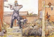 Carl Larsson, The Manure Pile